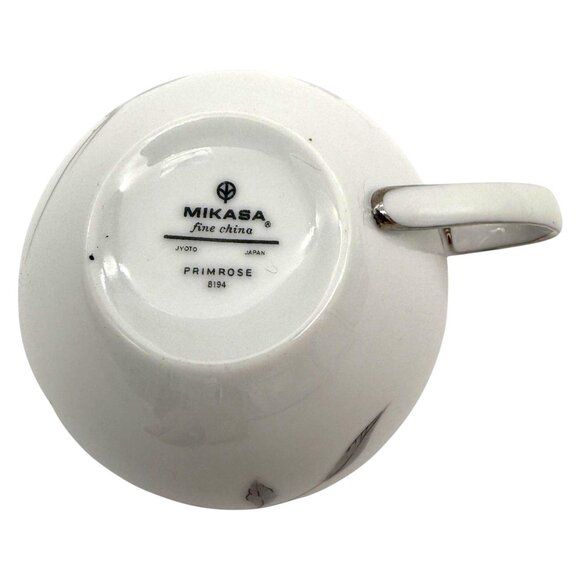 Mikasa Fine China 8194 Primrose Tea Cup With Floral Design & Metallic Rim - Picture 5 of 5